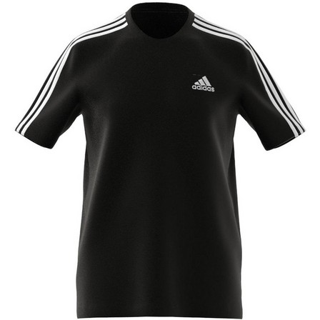 Men Essentials 3-Stripes T-Shirt , Black, A901_ONE, large image number 14