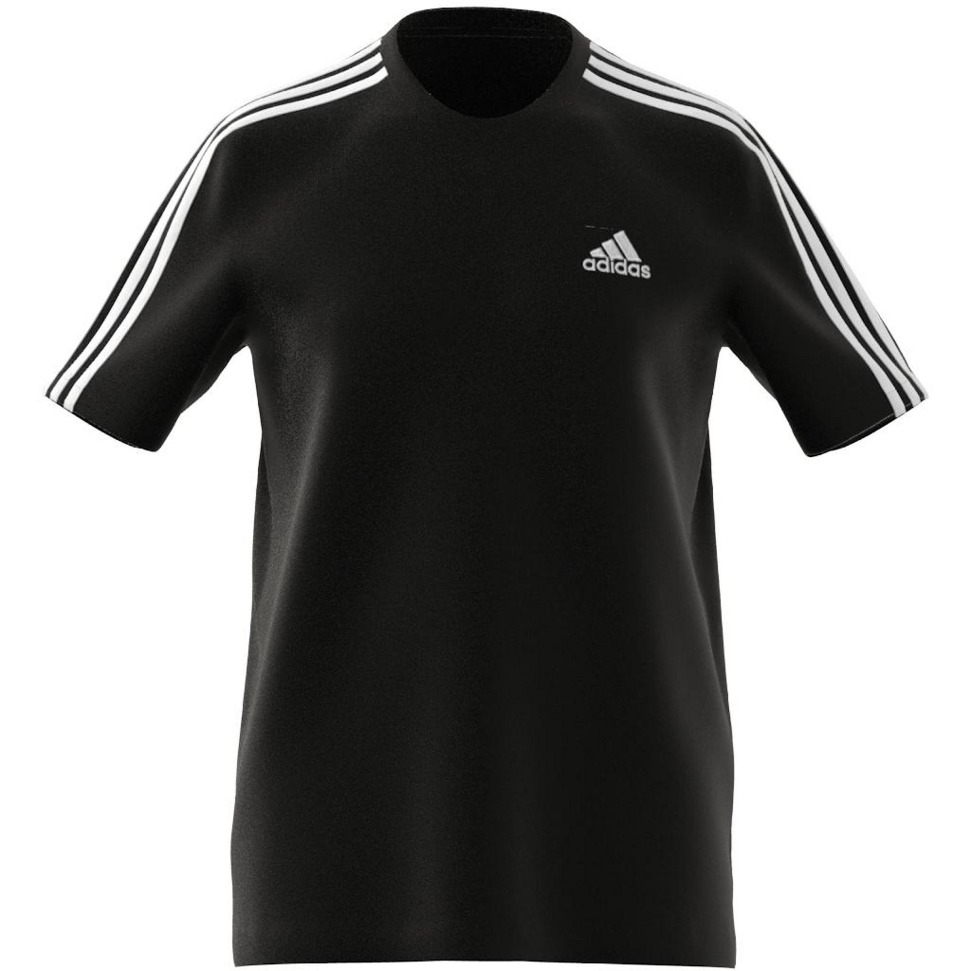 Men Essentials 3-Stripes T-Shirt, Black, A901_ONE, large image number 14