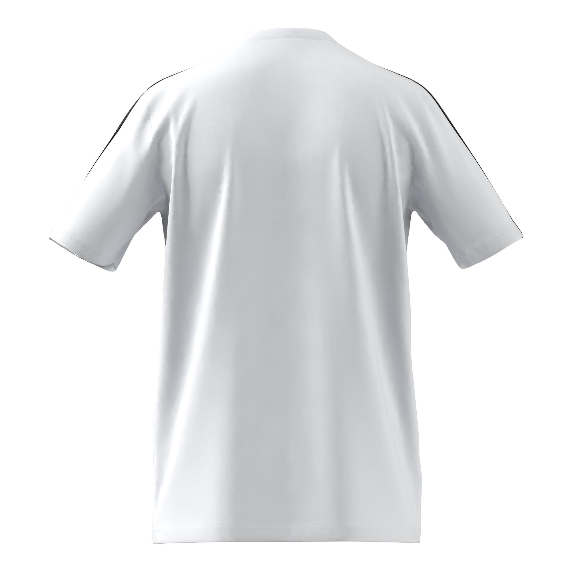 Essentials 3-Stripes T-Shirt, White, A901_ONE, large image number 3