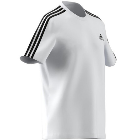 Men Essentials 3-Stripes T-Shirt , White, A901_ONE, large image number 7