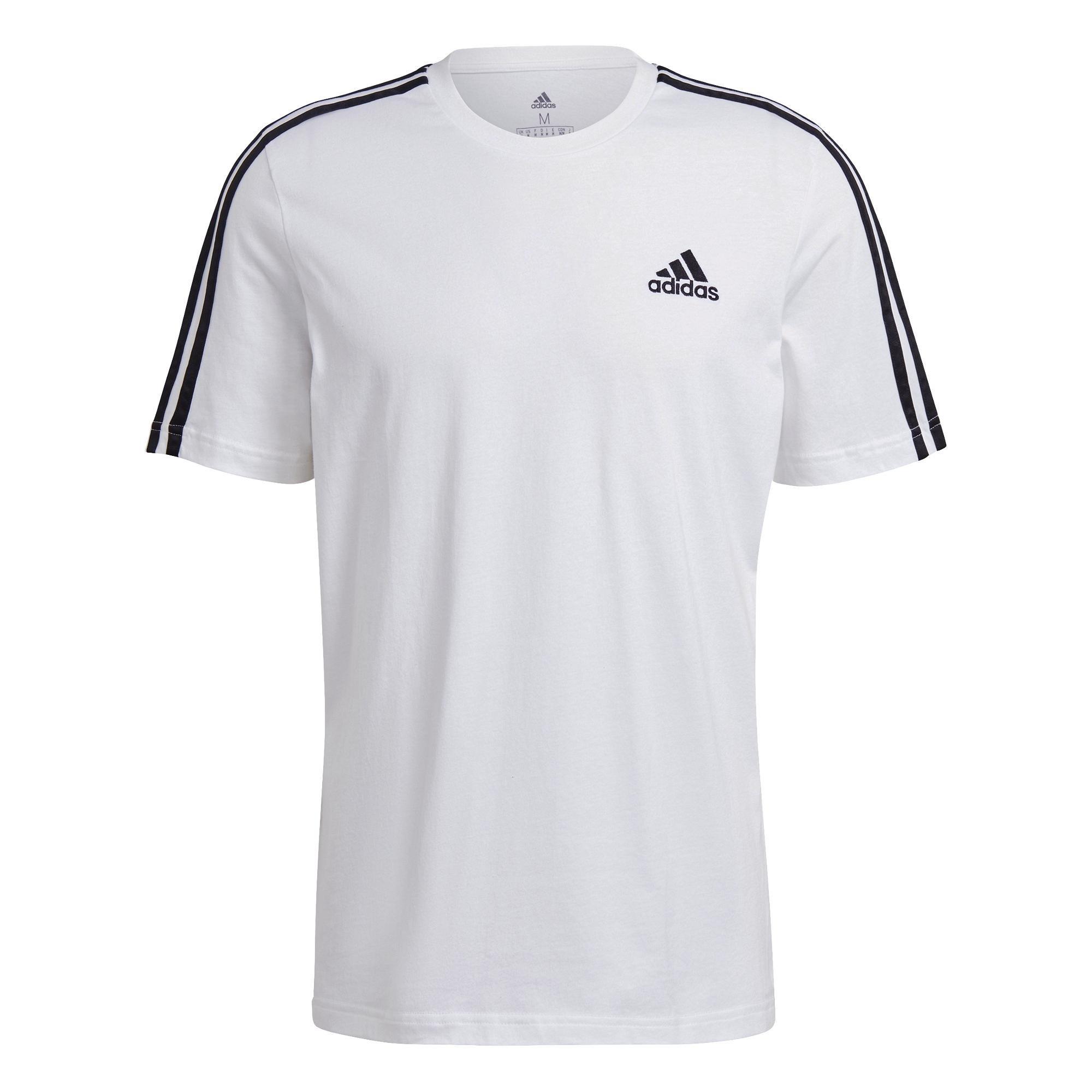 Men Essentials 3-Stripes T-Shirt, White, A901_ONE, large image number 12