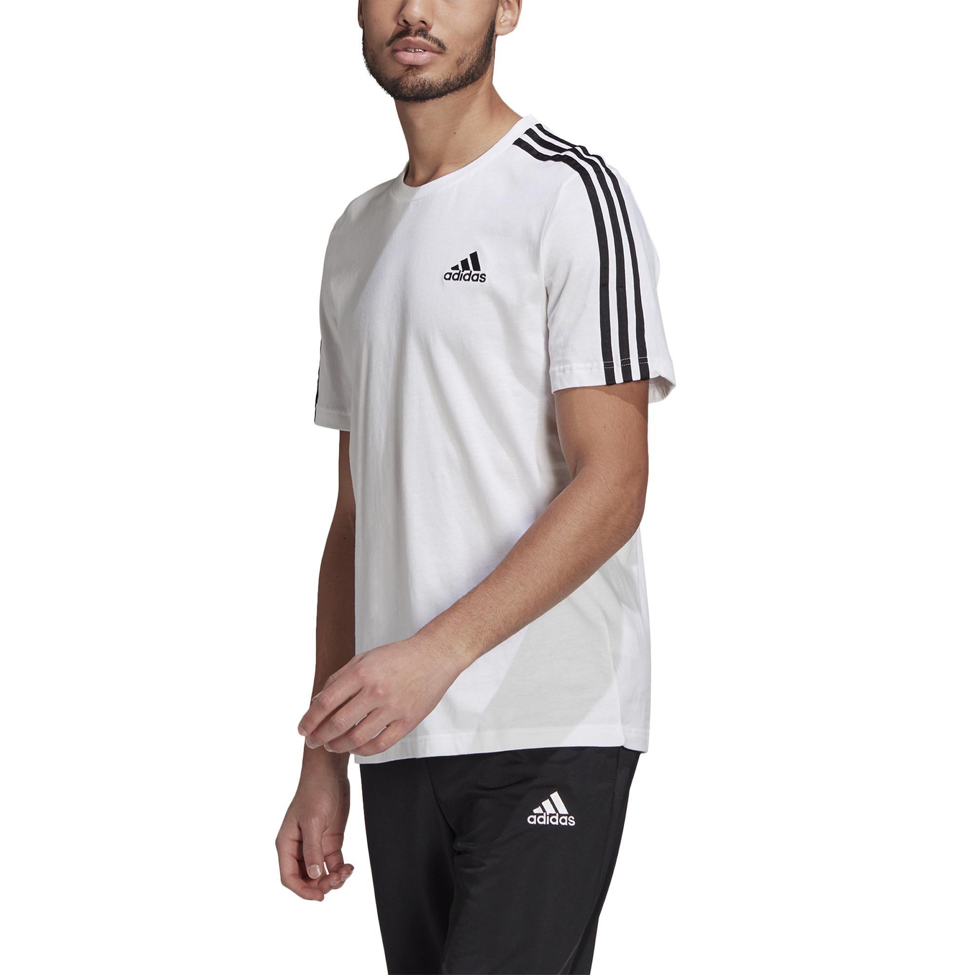 Men Essentials 3-Stripes T-Shirt, White, A901_ONE, large image number 13