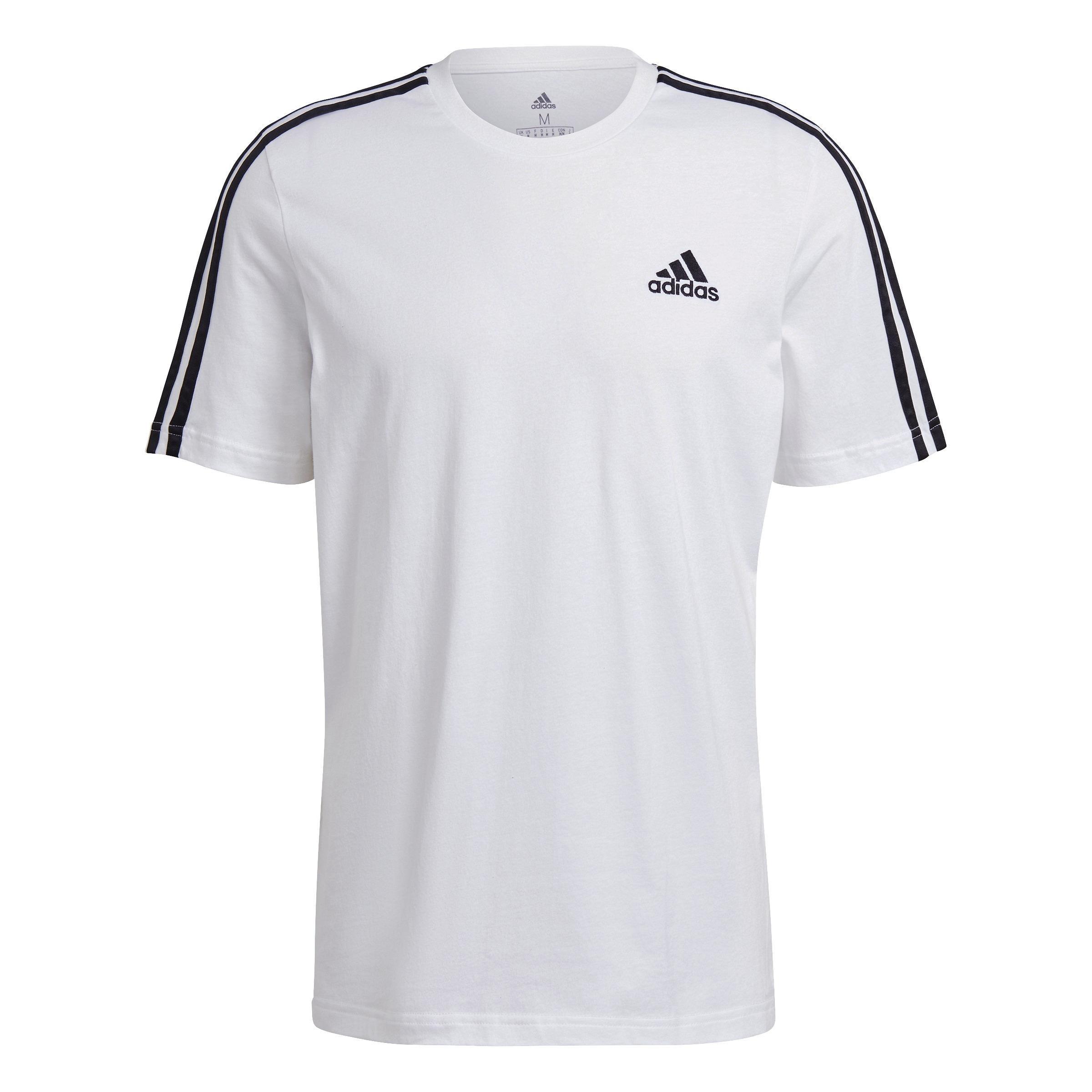 Essentials 3-Stripes T-Shirt, White, A901_ONE, large image number 14