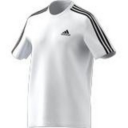Men Essentials 3-Stripes T-Shirt , White, A901_ONE, large image number 17