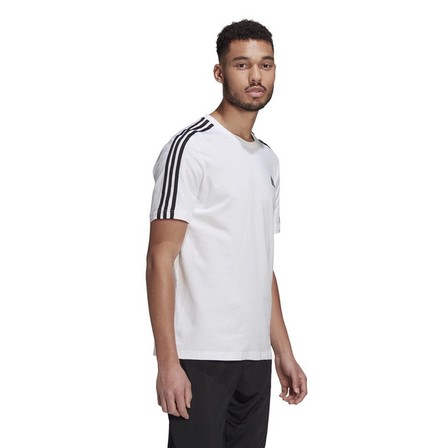 Men Essentials 3-Stripes T-Shirt , White, A901_ONE, large image number 19