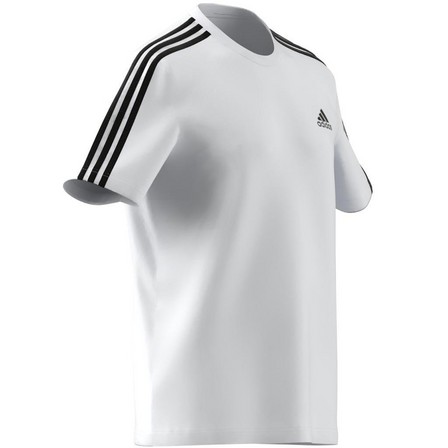 Men Essentials 3-Stripes T-Shirt , White, A901_ONE, large image number 24