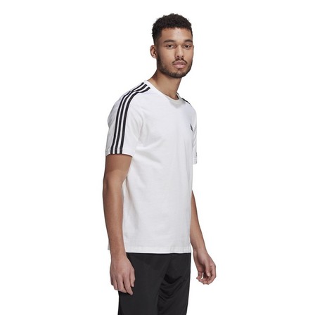 Men Essentials 3-Stripes T-Shirt , White, A901_ONE, large image number 36