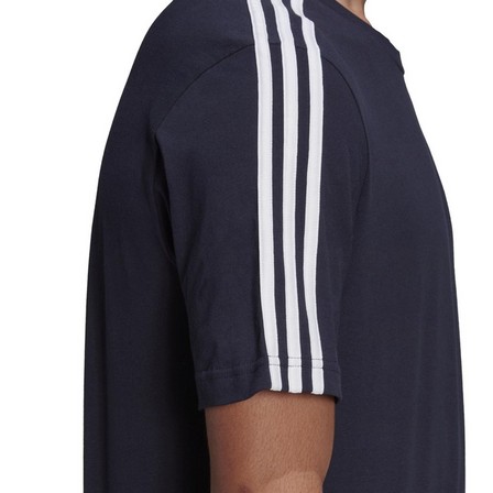 Men Essentials 3-Stripes T-Shirt, Navy, A901_ONE, large image number 9