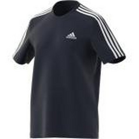 Men Essentials 3-Stripes T-Shirt, Navy, A901_ONE, large image number 11