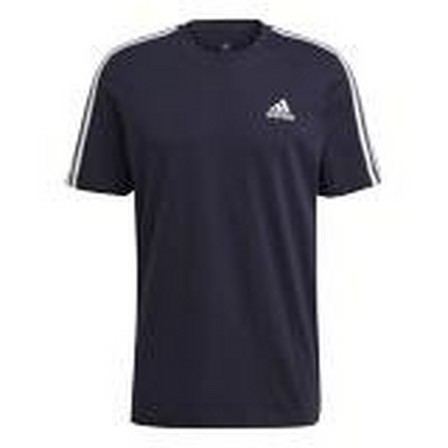 Men Essentials 3-Stripes T-Shirt, Navy, A901_ONE, large image number 22