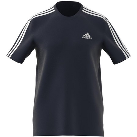 Men Essentials 3-Stripes T-Shirt, Navy, A901_ONE, large image number 24