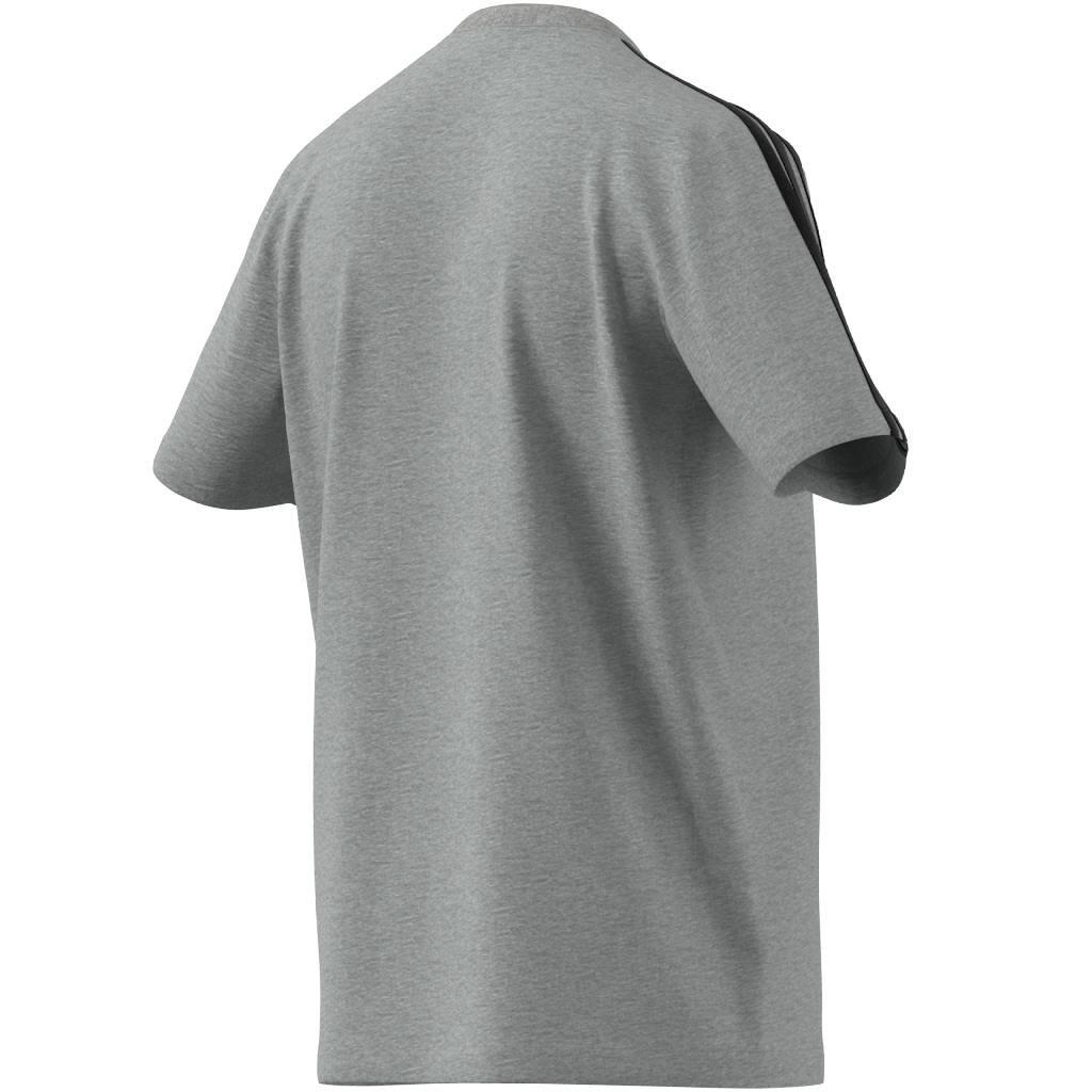 Men Essentials 3-Stripes T-Shirt, Grey, A901_ONE, large image number 2