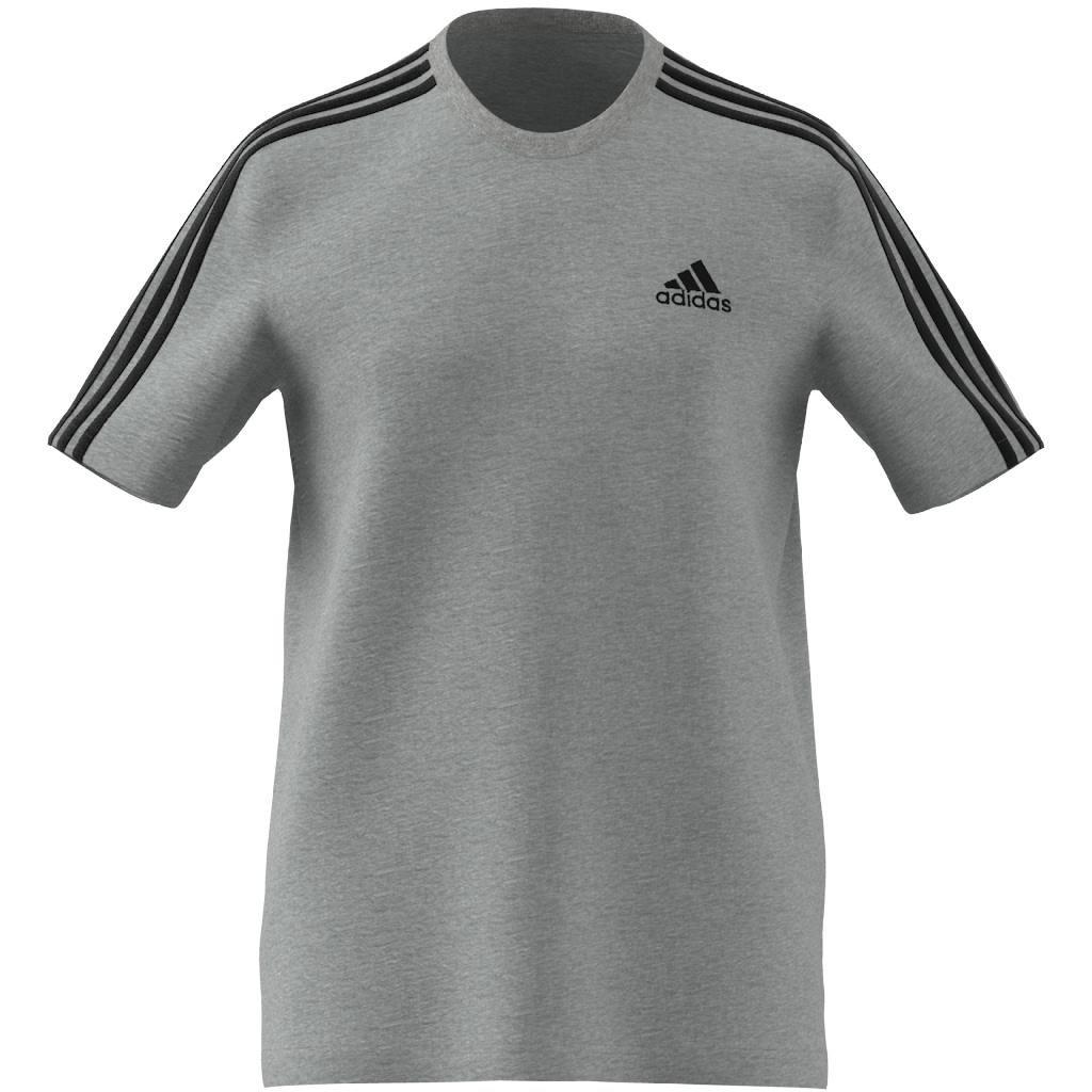 Men Essentials 3-Stripes T-Shirt, Grey, A901_ONE, large image number 6