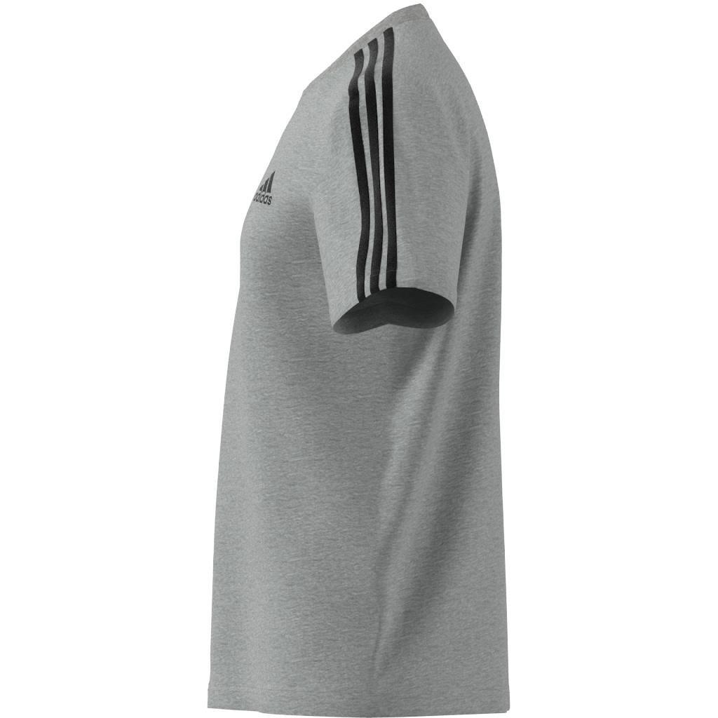 Essentials 3-Stripes T-Shirt, Grey, , large image number 7