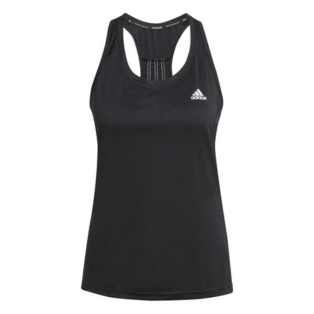 Women Designed To Move 3-Stripes Sport Tank Top, Black, A901_ONE, large image number 3