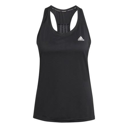 Women Designed To Move 3-Stripes Sport Tank Top, Black, A901_ONE, large image number 7