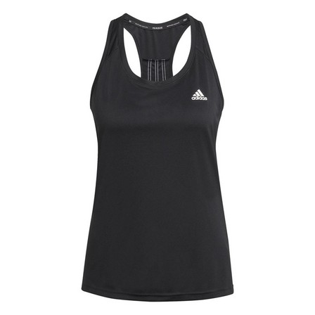 Women Designed To Move 3-Stripes Sport Tank Top, Black, A901_ONE, large image number 8