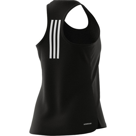 Women Designed To Move 3-Stripes Sport Tank Top, Black, A901_ONE, large image number 9