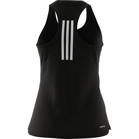 Women Designed To Move 3-Stripes Sport Tank Top, Black, A901_ONE, large image number 10