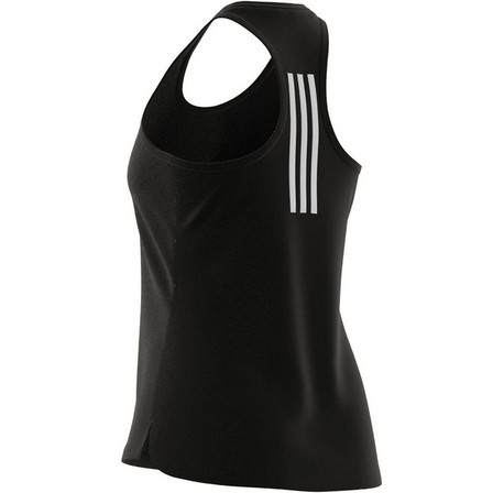 Women Designed To Move 3-Stripes Sport Tank Top, Black, A901_ONE, large image number 17