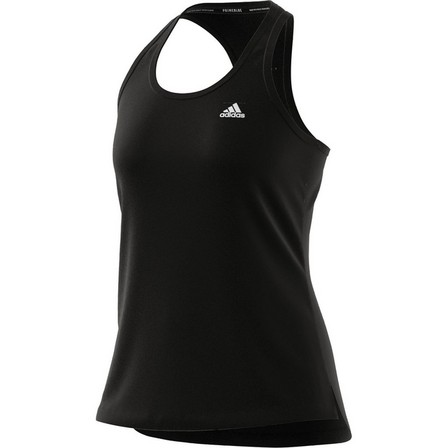 Women Designed To Move 3-Stripes Sport Tank Top, Black, A901_ONE, large image number 24