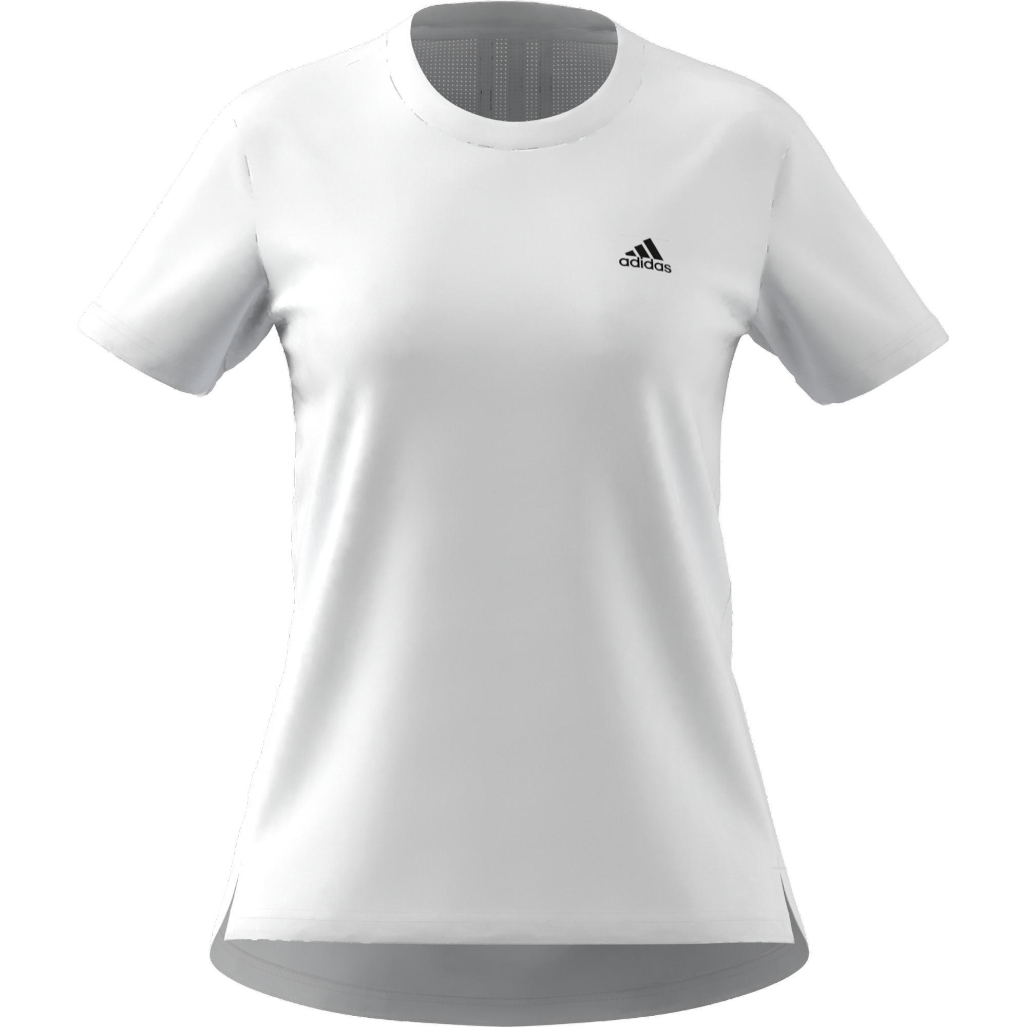 Aeroready Designed 2 Move 3-Stripes Sport T-Shirt, White, , large image number 3