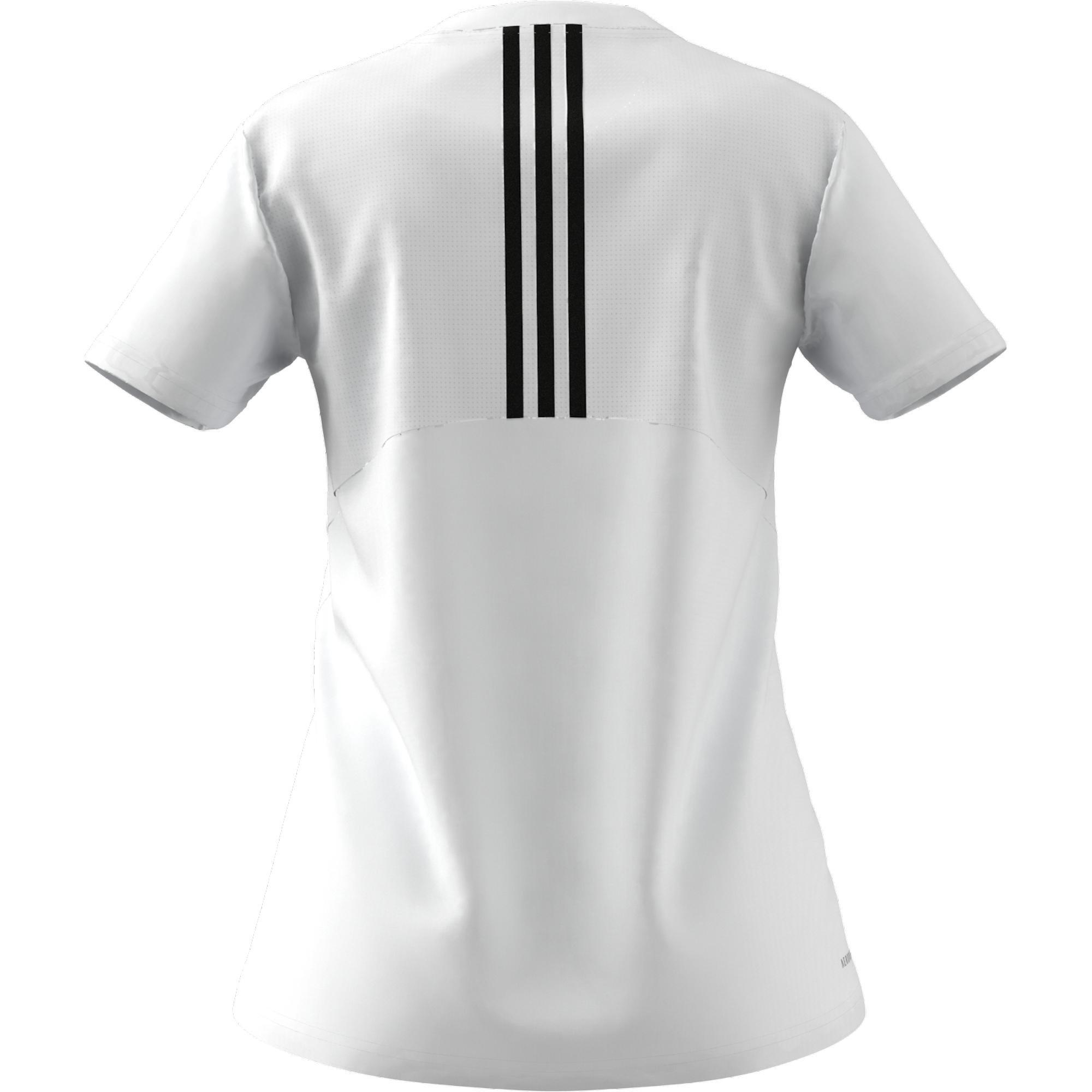 Aeroready Designed 2 Move 3-Stripes Sport T-Shirt, White, , large image number 12