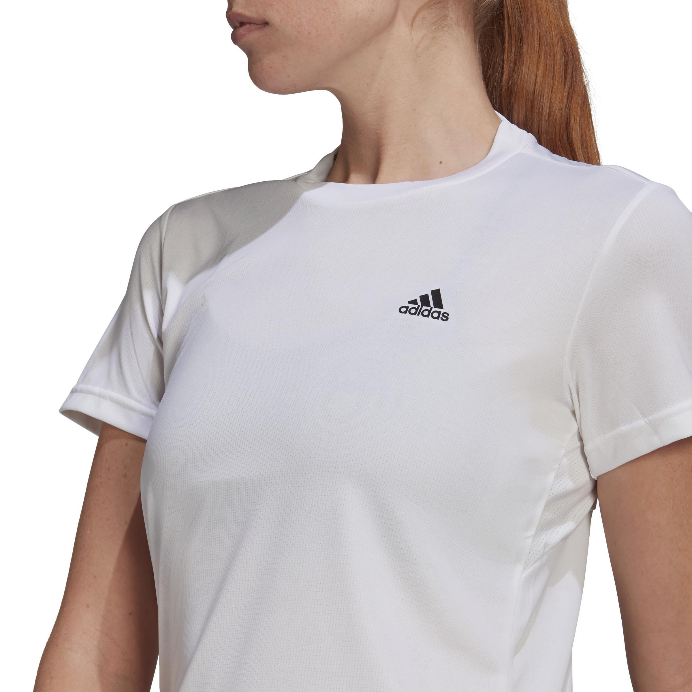 Aeroready Designed 2 Move 3-Stripes Sport T-Shirt, White, , large image number 13