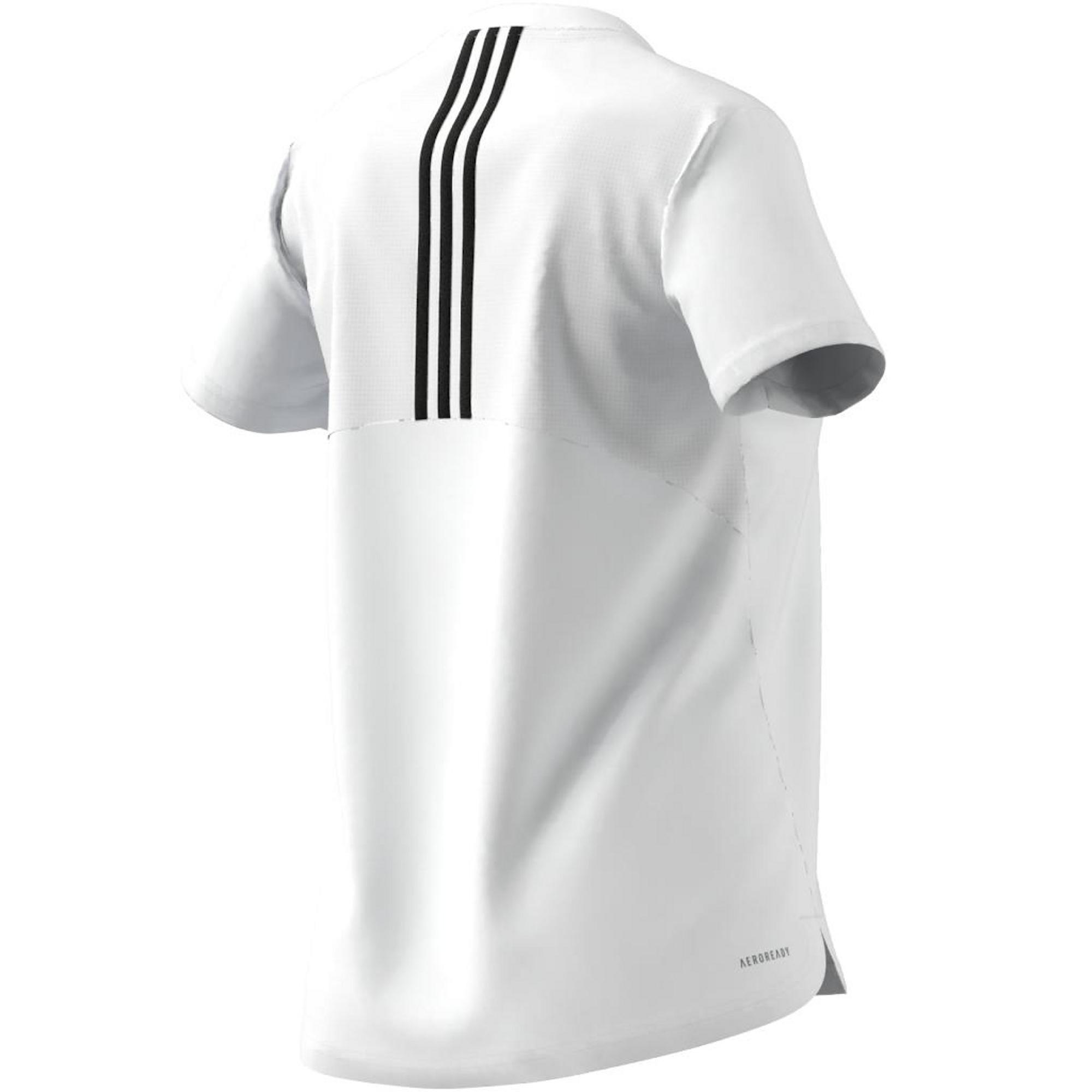 Aeroready Designed 2 Move 3-Stripes Sport T-Shirt, White, , large image number 17