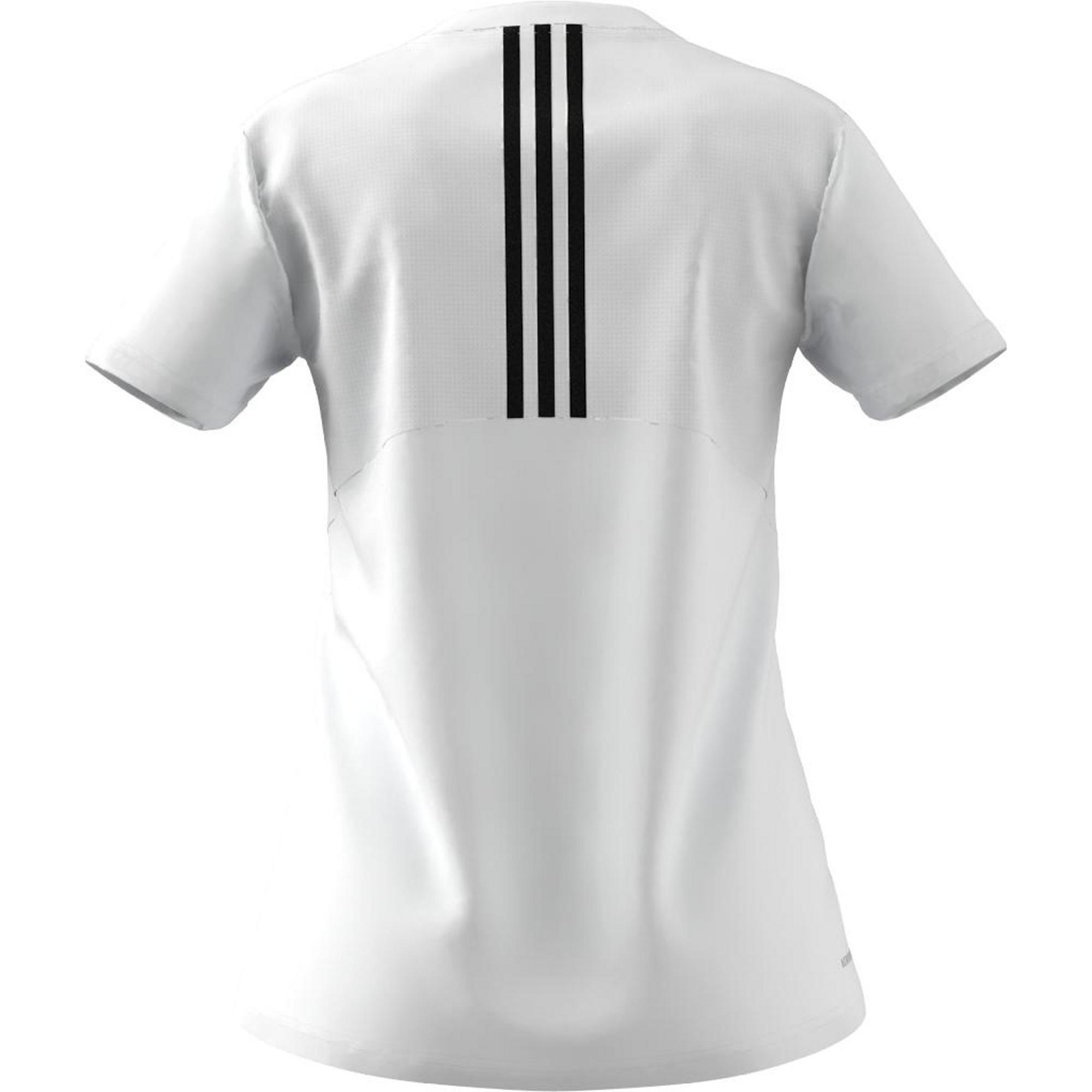 Aeroready Designed 2 Move 3-Stripes Sport T-Shirt, White, , large image number 19