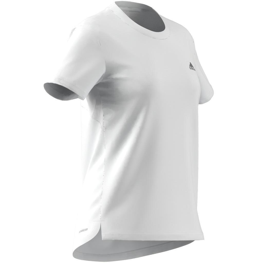 Aeroready Designed 2 Move 3-Stripes Sport T-Shirt, White, , large image number 38