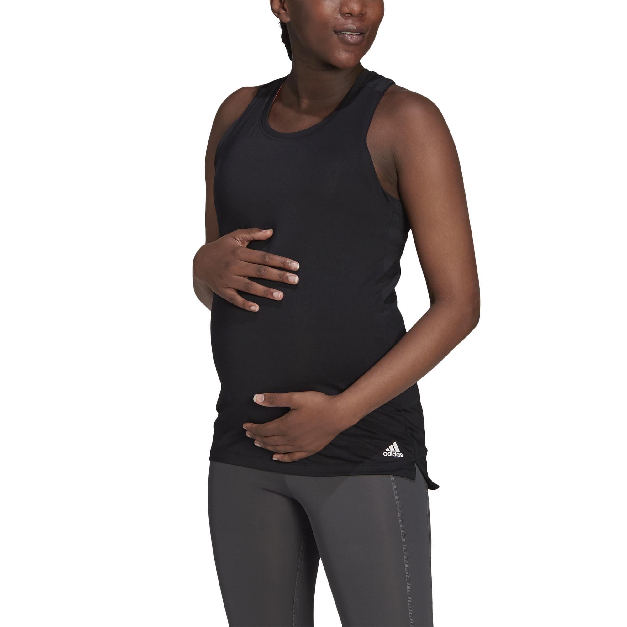 Women Aeroready Designed 2 Move Sport Tank Top (Maternity), Black, A901_ONE, large image number 0