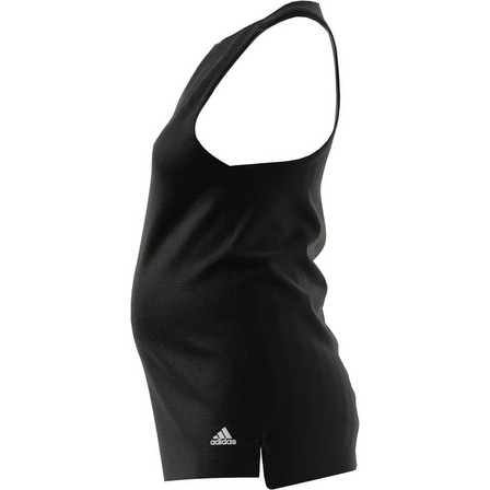 Women Aeroready Designed 2 Move Sport Tank Top (Maternity), Black, A901_ONE, large image number 13