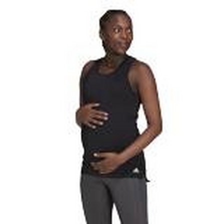 Women Aeroready Designed 2 Move Sport Tank Top (Maternity), Black, A901_ONE, large image number 15