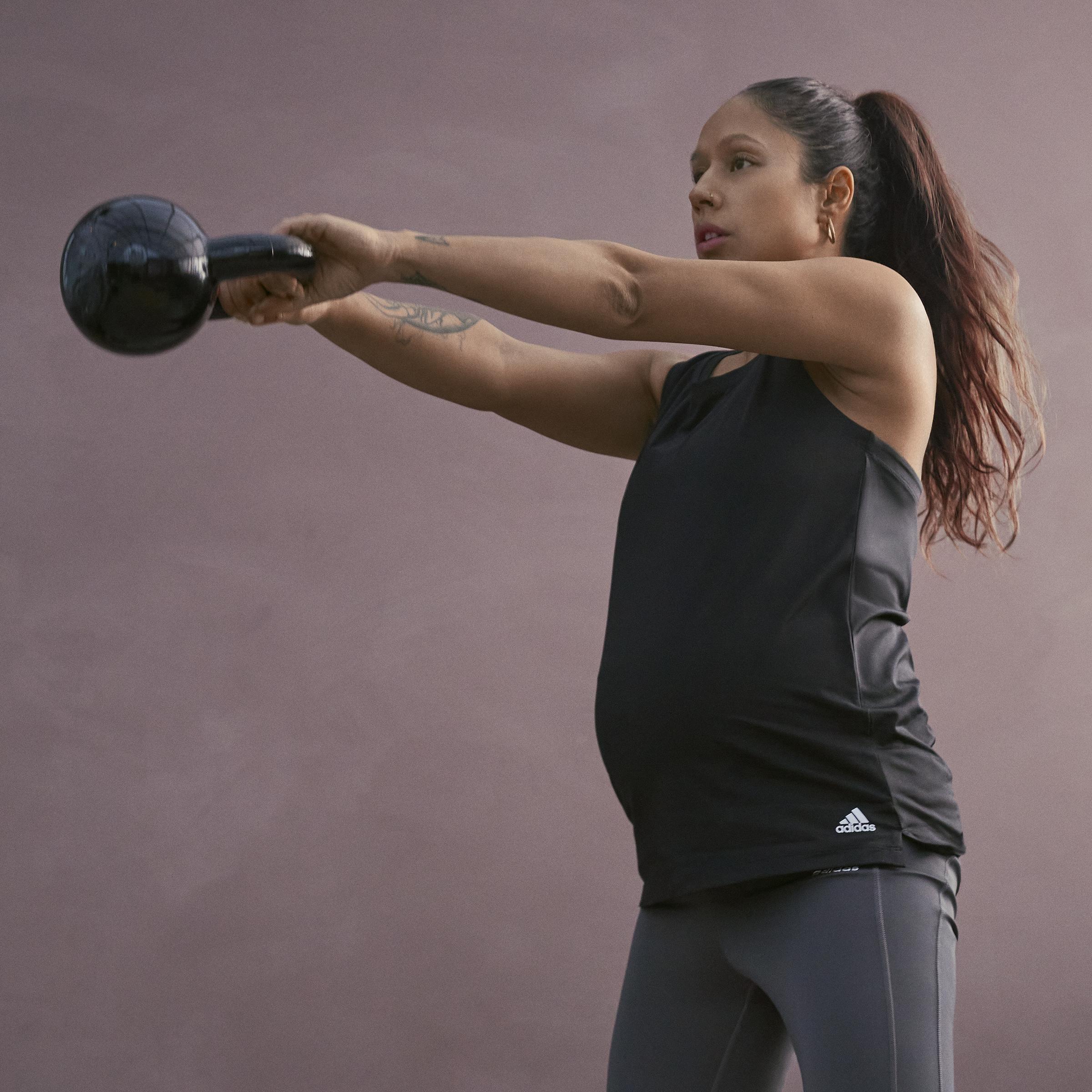 Aeroready Designed 2 Move Sport Tank Top (Maternity), Black, , large image number 20