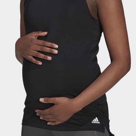 Women Aeroready Designed 2 Move Sport Tank Top (Maternity), Black, A901_ONE, large image number 28