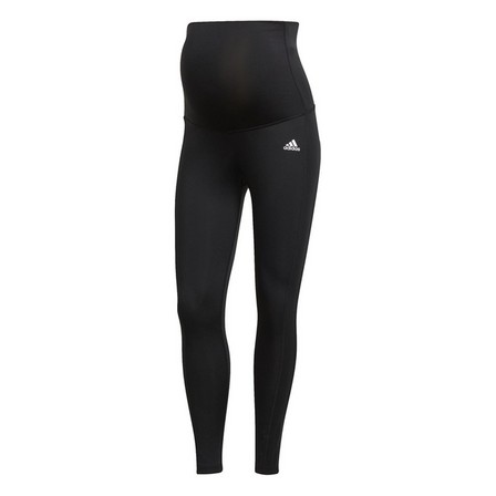 Women Designed To Move 7/8 Sport Tights (Maternity), Black, A901_ONE, large image number 2