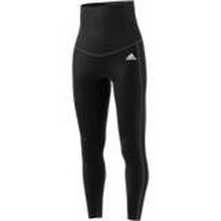 Women Designed To Move 7/8 Sport Tights (Maternity), Black, A901_ONE, large image number 11