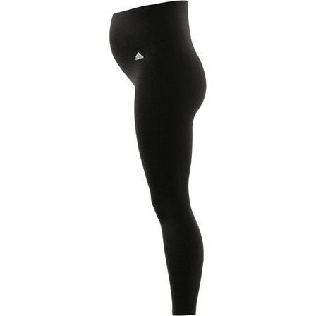 Women Designed To Move 7/8 Sport Tights (Maternity), Black, A901_ONE, large image number 20