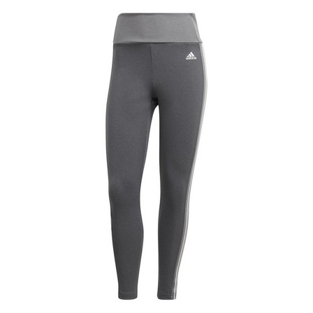 Women Designed To Move High-Rise 3-Stripes 7/8 Sport Leggings, Grey, A901_ONE, large image number 0