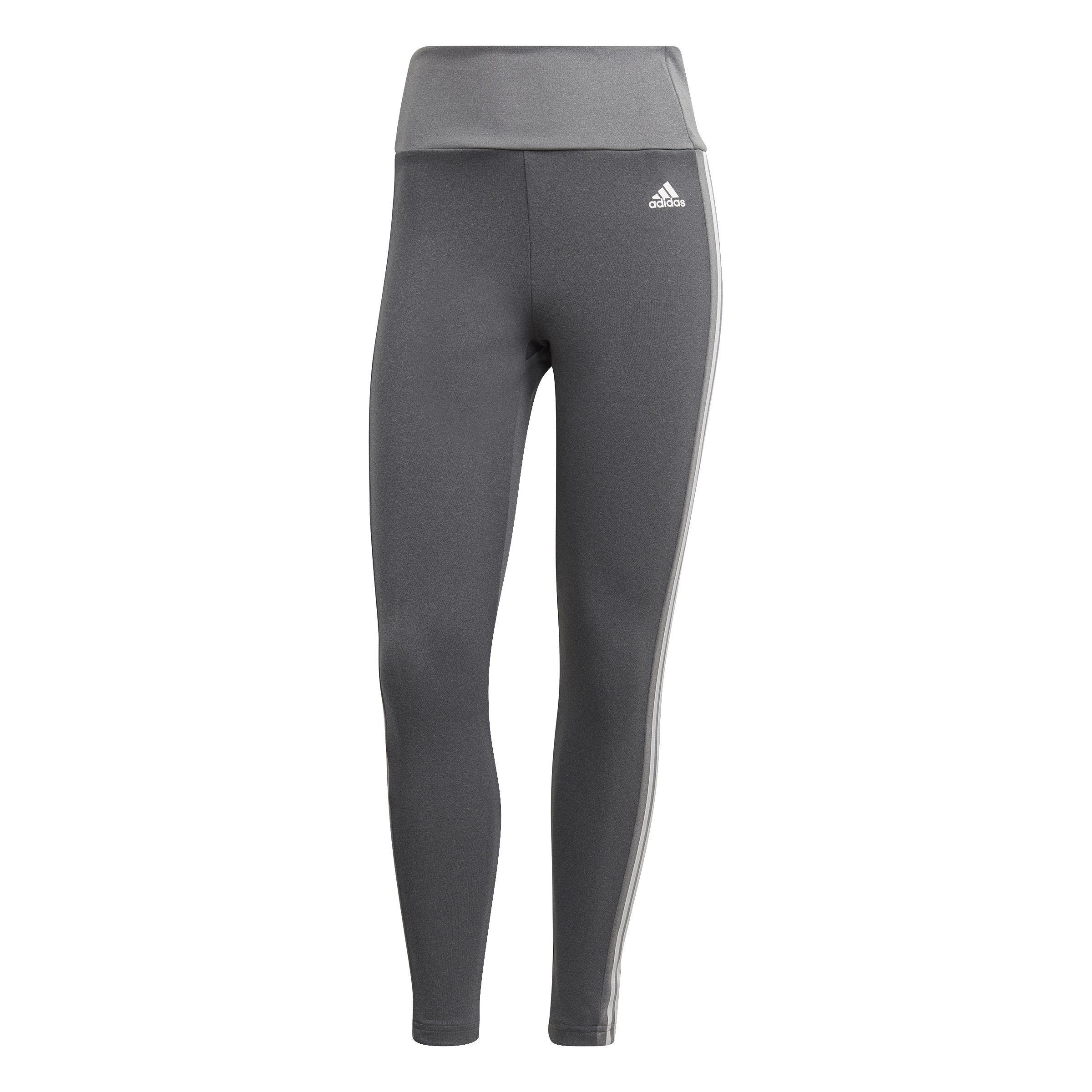 Designed to Move High-Rise 3-Stripes 7/8 Sport Leggings, Grey, A901_ONE, large image number 1