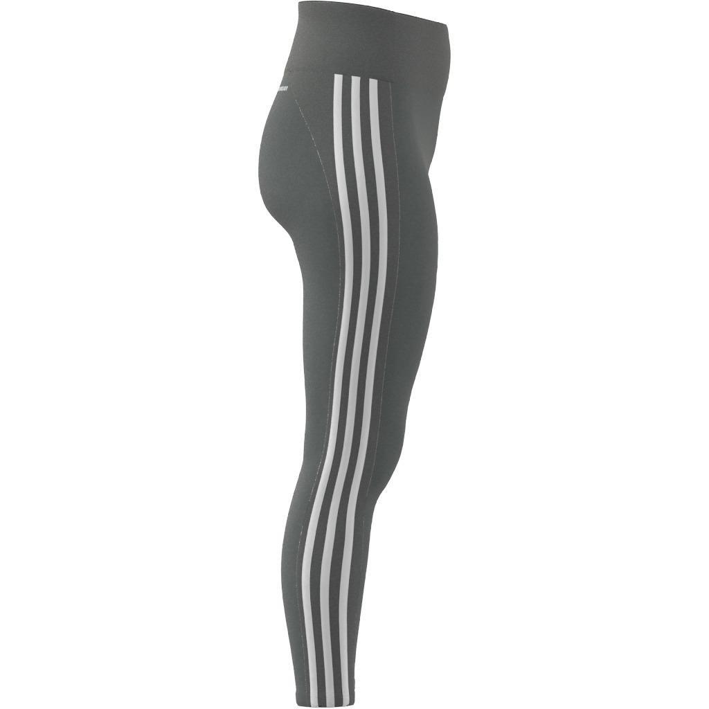 Designed to Move High-Rise 3-Stripes 7/8 Sport Leggings, Grey, , large image number 3