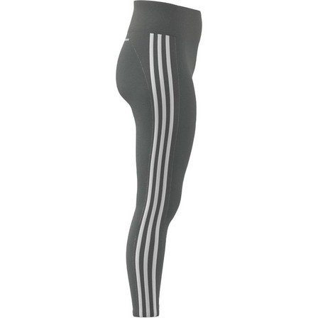 Women Designed To Move High-Rise 3-Stripes 7/8 Sport Leggings, Grey, A901_ONE, large image number 3