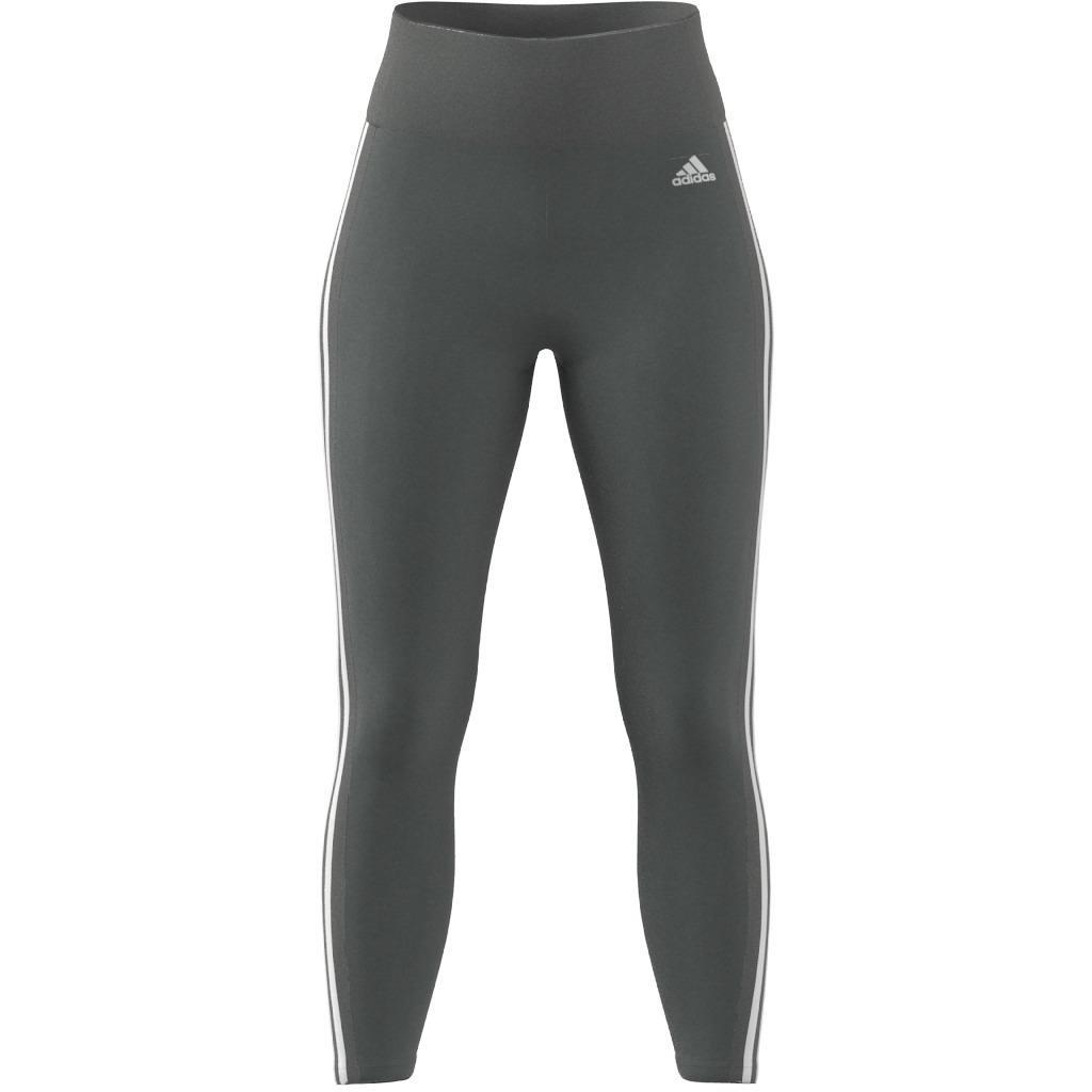 Designed to Move High-Rise 3-Stripes 7/8 Sport Leggings, Grey, , large image number 5