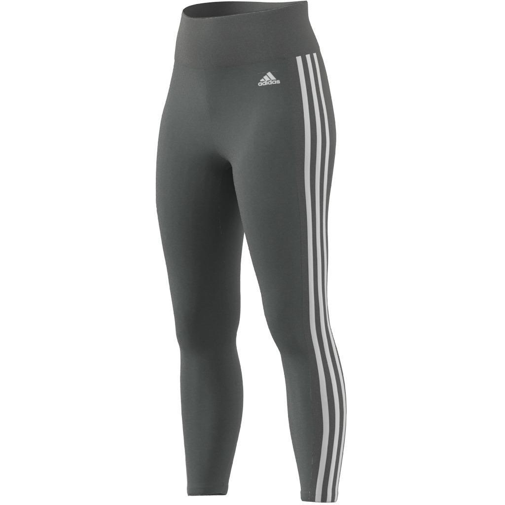 Designed to Move High-Rise 3-Stripes 7/8 Sport Leggings, Grey, A901_ONE, large image number 6