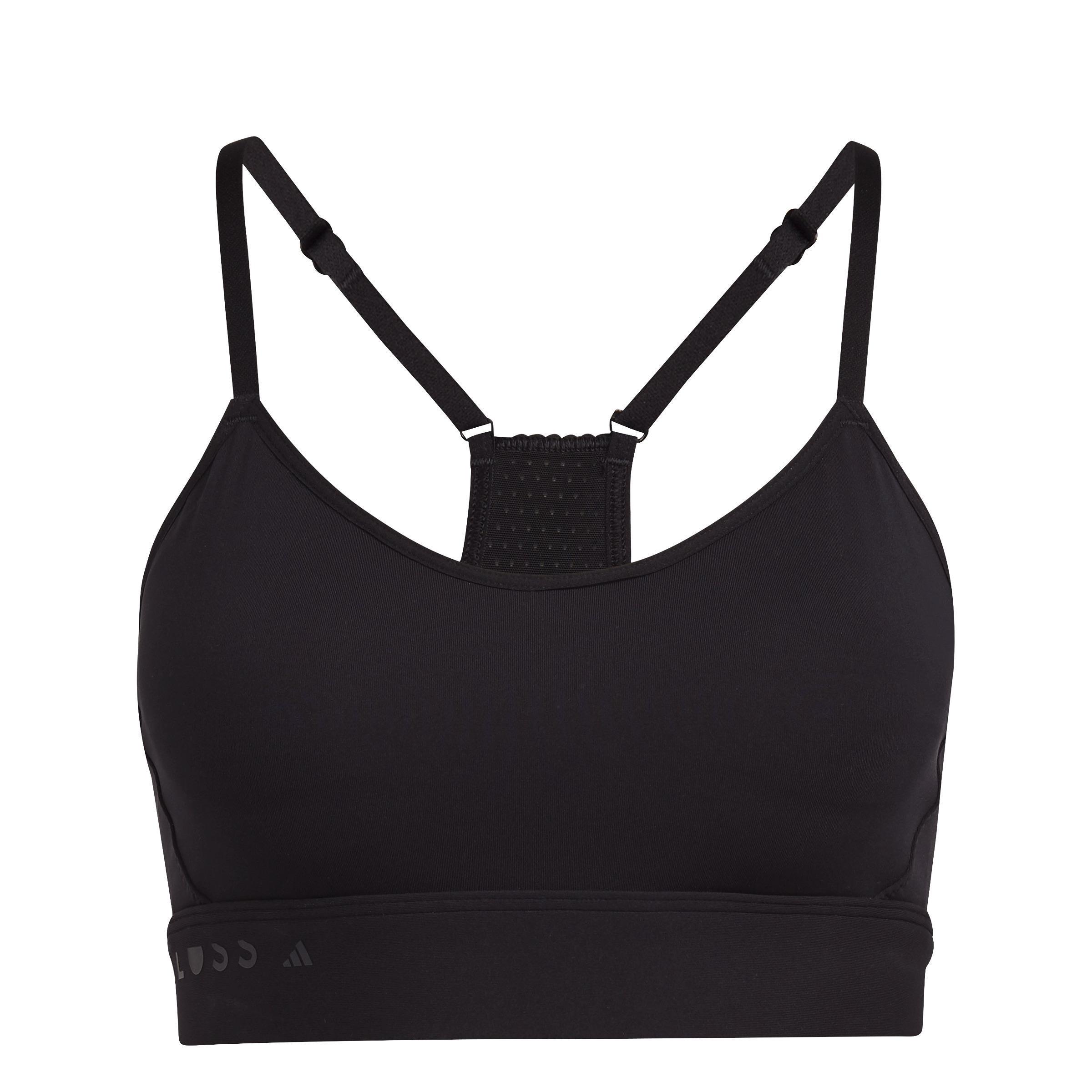 Karlie Kloss Light-Support Sports Bra, Black, A901_ONE, large image number 0
