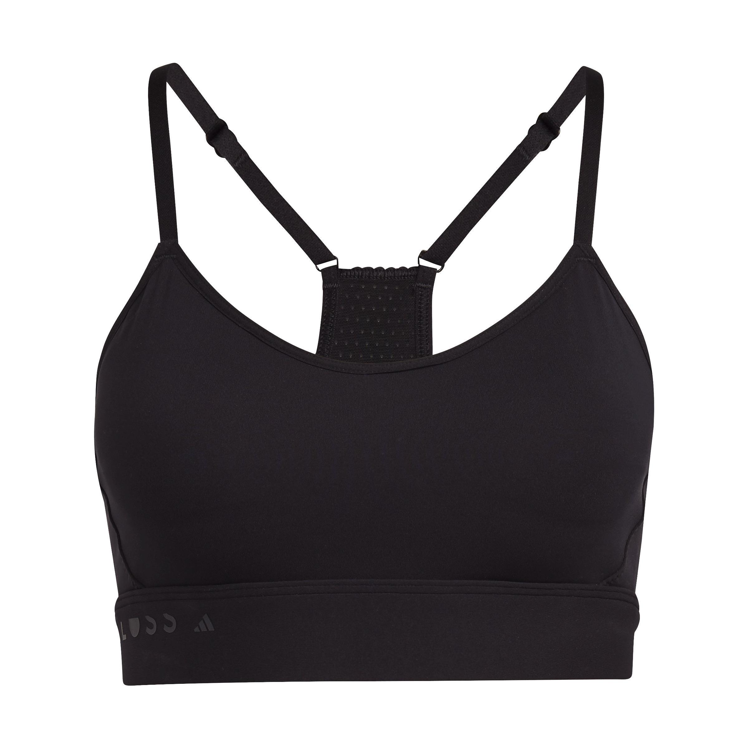 Karlie Kloss Light-Support Sports Bra, Black, A901_ONE, large image number 1