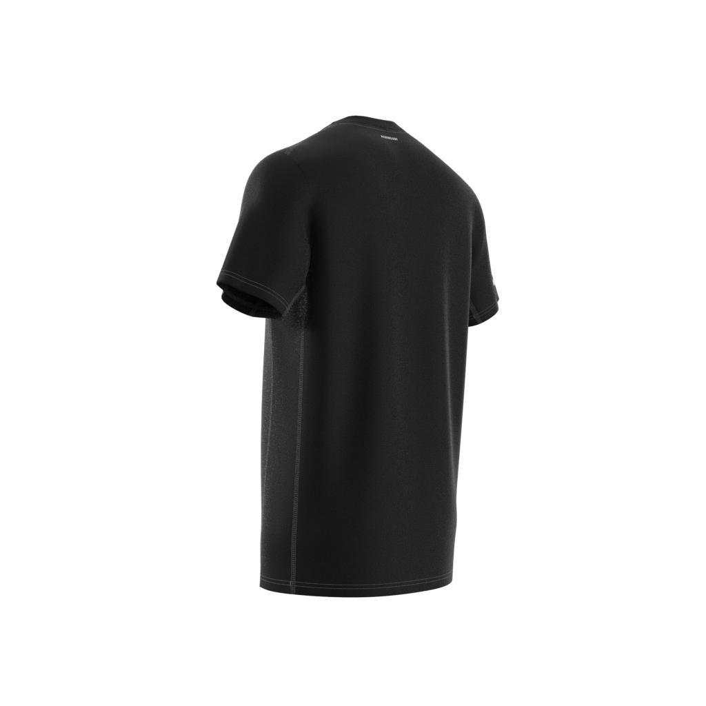 Club Tennis 3-Stripes T-Shirt, Black, A901_ONE, large image number 7