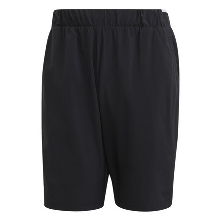 Men Club Stretch-Woven Tennis Shorts, Black, A901_ONE, large image number 2