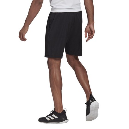 Men Club Stretch-Woven Tennis Shorts, Black, A901_ONE, large image number 8